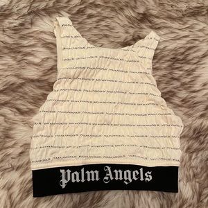 AUTHENTIC Palm Angels Cropped Tank Top (NEVER WORN)